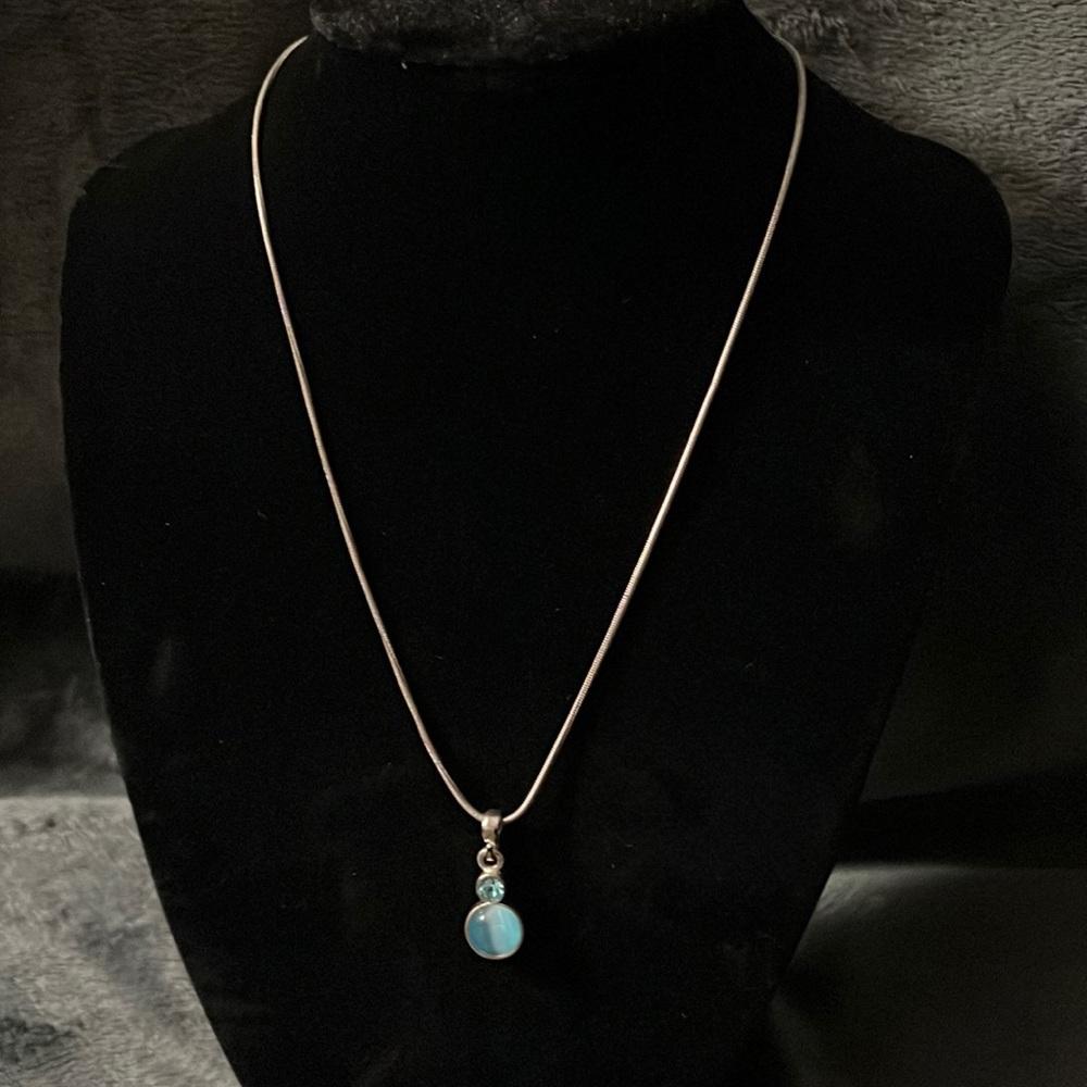 Light blue necklace